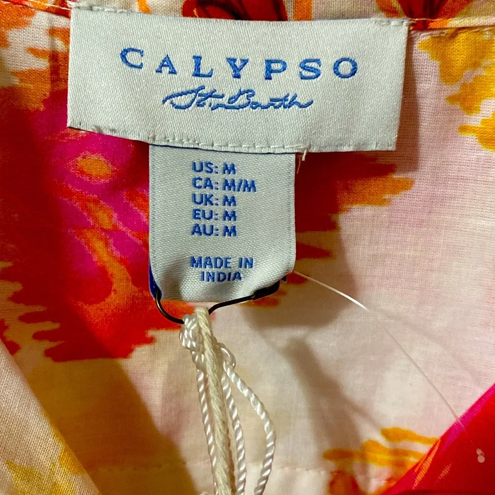 NWT Calypso St. Barth Top Size M - Picture 4 of 7